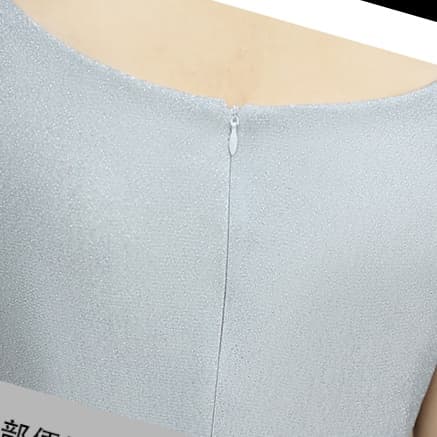 結婚式お呼ばれドレス きらめき輝く上品オフショルダーワンピース