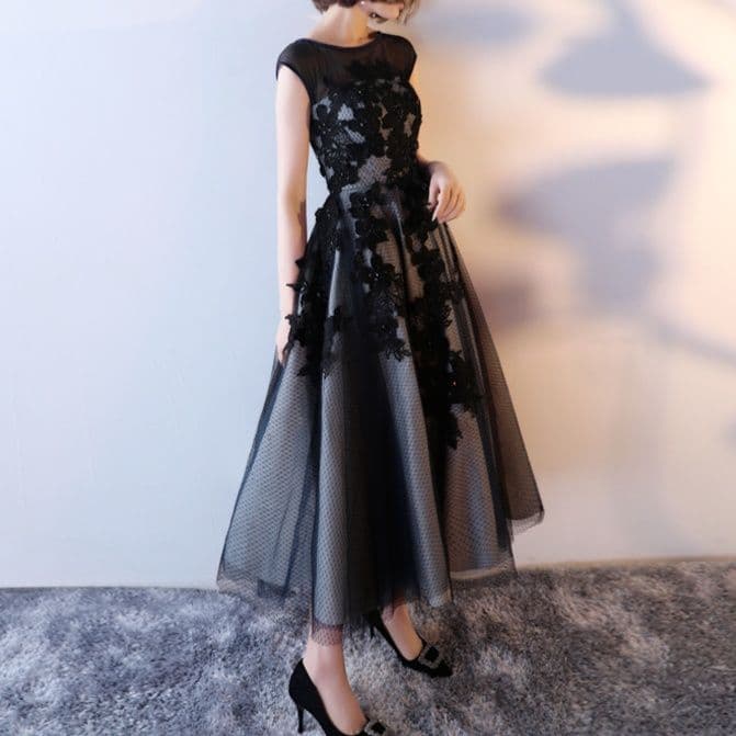 結婚式お呼ばれドレス 結婚式お呼ばれドレス 花刺繍チュールミディチュニックドレス