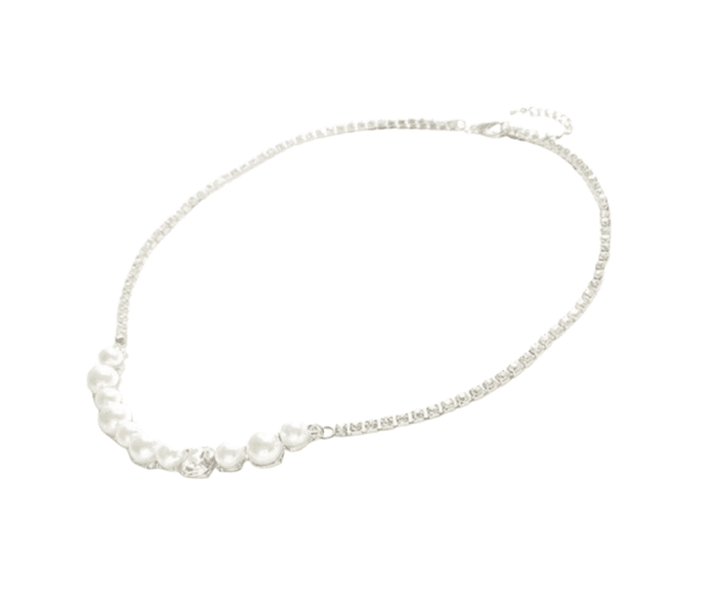 結婚式お呼ばれドレス　優雅でシンプルな　使いやすい5層のパールネックレス　アクセサリー