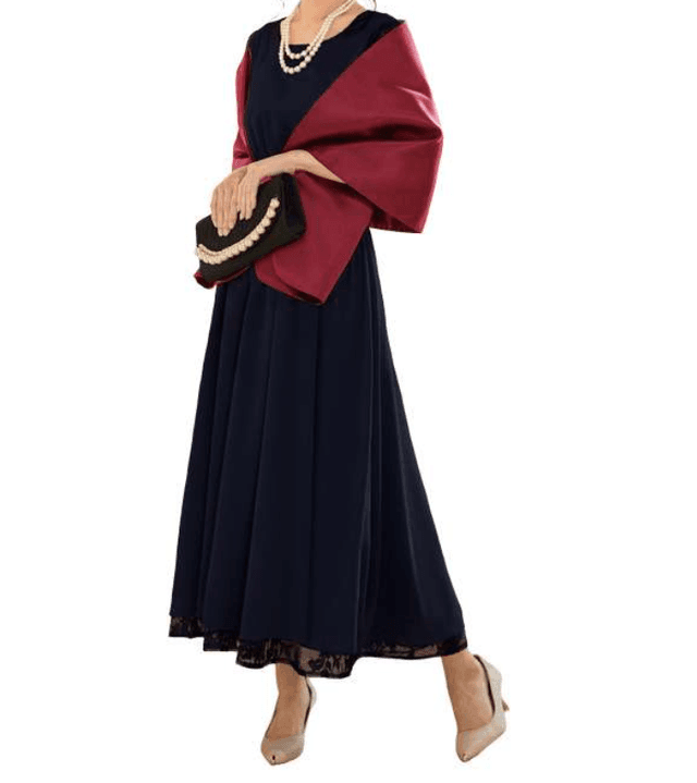 シックエレガントカラーショール