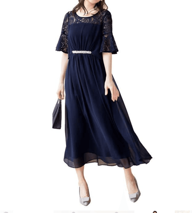 シャームレース シフォンドレス