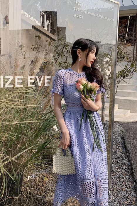 結婚式お呼ばれドレス服Aラインレースドレス