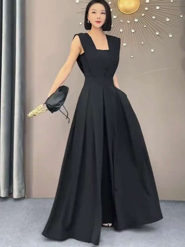 結婚式お呼ばれドレス エレガントなワイドパンツドレス