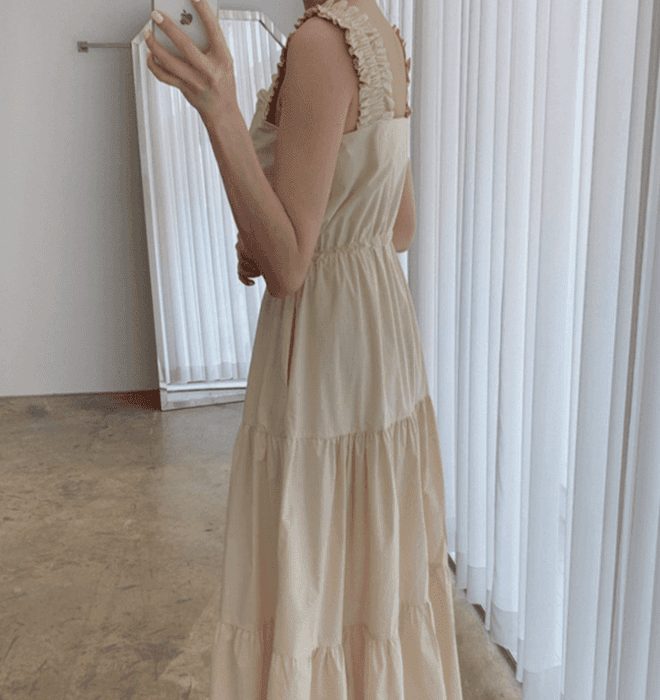 結婚式お呼ばれドレス服ティアードドレスワンピース